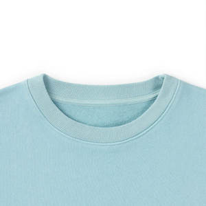Sweat à capuche bleu unisexe en polaire 100 coton taille personnalisée grand - Product Image 3