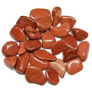 En gros En Vrac Sculpté Cristal Naturel dégringolé Rouge Goldstone Agate Rouge Gemme pour Reiki Chakra Gravure Technique de Guérison - Product Image 6