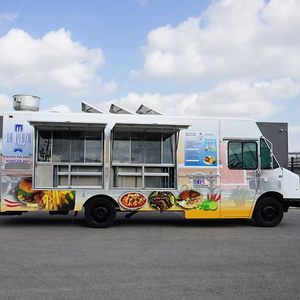 Remolque de catering móvil para bar al aire libre, totalmente equipado, para venta de hot dogs, helados, café, pizza y otros alimentos, con cocina completa, en venta. - Product Image 1