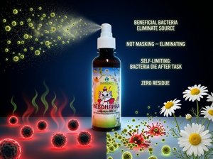 Spray anti-odeurs biologique pour litière pour chat, cages d'animaux, mangeoires et sols - Product Image 4