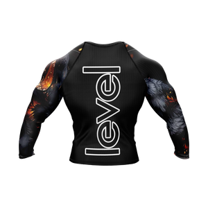 Rashguard hecho a medida alta calidad BJJ MMA hombres Rashguard - Product Image 2
