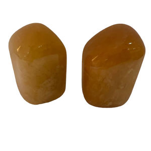 Cristal de quartz jaune naturel en forme libre |   Modèle d'ange poli en pierre pour la chance, la prospérité, la guérison et la décoration intérieure - Product Image 1