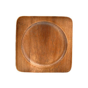 Posavasos de madera de alta calidad Forma cuadrada Interior Redondo Acabado natural Durable y respetuoso con el medio ambiente para artículos de cocina para el hogar y el hotel - Product Image 3