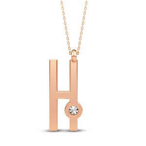 Colgante Personalizado con Letra Inicial, Diamante Cultivado en Laboratorio VVS VS EF, Plata de Ley 925 con Acabado en Oro, Estilo Moderno y Minimalista - Product Image 4
