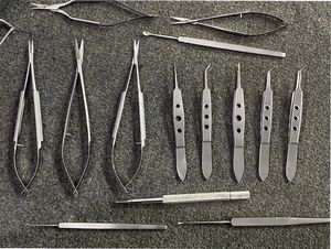 Juego de Cirugía Oftálmica para Cataratas, 21 Piezas, Instrumentos Oculares Manuales de Acero Inoxidable con Recubrimiento de Titanio + Caja, CE - Product Image 4