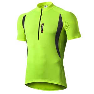 Jersey de Ciclismo Ligero Personalizado de Fábrica para Hombre, Manga Corta, Color Sólido, Cómodo para Carretera y Montaña - Product Image 3