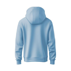 Sudaderas con capucha térmicas extragrandes personalizadas para hombre, ropa de calle, diseño de cremallera con estampado de diamantes de imitación para invierno - Product Image 2