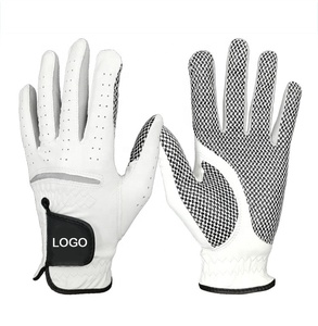 Guantes de golf de piel de oveja para adultos personalizados de alta calidad Material sólido duradero con empuñaduras Precio de mercado razonable para uso deportivo - Product Image 1
