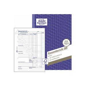 กระดาษบันทึกเงินสด AVERY ZWECKFORM 305 A5 50 แผ่นต่อแพ็ค ขนาด 10 แพ็ค - Product Image 1