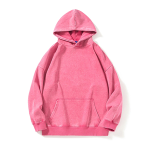 Nouveau design de sweats à capuche délavés à l'acide pour hommes vente en gros de sweats à capuche délavés à l'acide en coton mélangé quantité minimale de commande de base pour hommes - Product Image 3