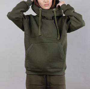 Sweat à capuche surdimensionné pour femme avec conception unique de panneau croisé grandes poches mode tenue décontracté col à capuche - Product Image 4