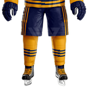 Uniformes de Hockey sobre Hielo Personalizados Más Vendidos para Servicio OEM, Nombre del Equipo, Número, Uniforme de Hockey sobre Hielo 100% Poliéster Resistente al Viento - Product Image 4