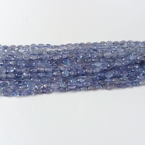 ลูกปัดแทนซาไนต์ทรงรีธรรมชาติ AAA ขนาด 7 นิ้ว (4-8 มม.) รับรองโดยผู้ตรวจสอบบุคคลที่สามสำหรับการทำเครื่องประดับ - Product Image 2