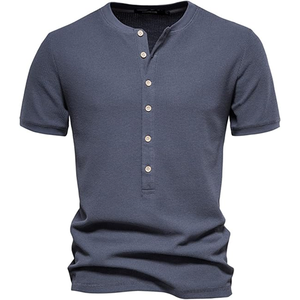 Vente chaude T-shirt décontracté à manches courtes T-shirt moderne Slim Fit pour un usage quotidien pour les commandes en gros personnalisées - Product Image 6