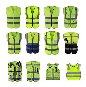 Chaleco DE SEGURIDAD reflectante de alta visibilidad, chaqueta de seguridad para construcción, chaleco reflectante de seguridad para el trabajo de conducción en carretera - Product Image 3
