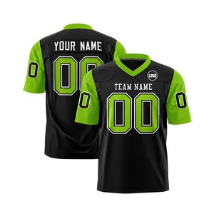 Maillot de football américain personnalisé de haute qualité pour hommes Uniforme de club d'équipe à manches courtes pour adultes - Product Image 1