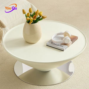 <span class=keywords><strong>Table</strong></span> <span class=keywords><strong>basse</strong></span> en fibre de verre de style minimaliste français, nouvelle conception suspendue, petit appartement, conique, élégante, extraordinaire, en forme de soucoupe volante - Product Image 1