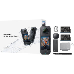 กล้องแอคชั่น Insta360 X5 360 องศา ชุดอุปกรณ์เสริมสำคัญ บันทึกวิดีโอ 5.7K ดีไซน์กันน้ำ ชุดอุปกรณ์เสริมครบชุด รับประกัน 3 ปี - Product Image 2