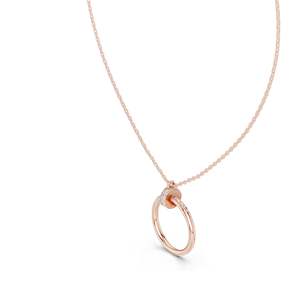 Collar con Colgante de Diamante CVD EF VVS-VS de 0.214 CT, Creado en Laboratorio, Oro de 18K, 14K, Rosa, Amarillo, Blanco, Joyería Fina de Lujo - Product Image 4