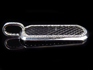 Joyería de lujo para hombre, Diamante de moissanita completamente redondo helado en plata de ley, colgante de claridad VVS chapado en oro amarillo - Product Image 2