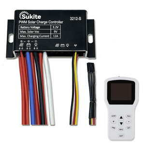 Supwm PWM düz 3212 3.2V 20W <span class=keywords><strong>12A</strong></span> güneş sensörü ile sokak ışık güneş enerjisi için şarj regülatörü - Product Image 3