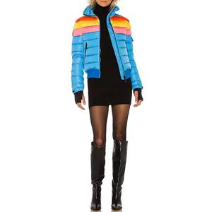 Abrigo Acolchado de Invierno para Mujer, Impermeable, Ecológico, Brillante, Personalizado, al por Mayor - Product Image 5