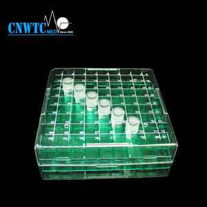 Laboratuvar tıbbi küçük <span class=keywords><strong>Cryovial</strong></span> kutusu Cryo tüp raf PP 81 iyi 100 iyi Cryo tüp kutusu - Product Image 4