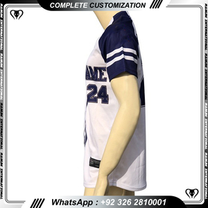 Maillots de baseball personnalisés de qualité supérieure avec logo personnalisé, options de tissu, de taille et de couleur pour hommes et adultes - Product Image 5