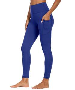 Mallas de yoga para gimnasio de cintura alta para mujer con cintura media OEM Spandex GSM Technic diseño sólido sublimación Legging para entrenamientos - Product Image 4