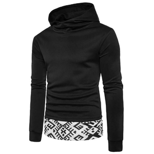 Últimas sudaderas con capucha para hombre Sudaderas Fabricante personalizado Diseño Logo Oversized Heavyweight Cotton Cropped Pullover Hoodie - Product Image 2