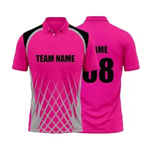 Hot Sale Cricket Shirts Van Hoge Kwaliteit Stof Met Gesublimeerde Jersey Sportkleding Cricket Shirts Oem Service