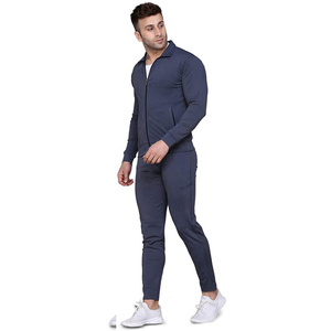 OEM High Quality Mens Jogger Custom Design <b>Zip</b> Hoodies Sportswear Men Sport Tech Fleece Slim Fit Custom Tracksuit - Product Image 2