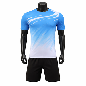 Conjunto de Uniforme de Voleibol Personalizado para Hombre, Camiseta y Pantalones Cortos de Secado Rápido, Transpirables, de Poliéster Sublimado, Kit de Equipo - Product Image 1