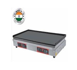 Plaque de cuisson électrique en acier inoxydable Akasa Plate-28x15 pouces à moitié rainuré GP 2815 GR (3600W) - Product Image 1