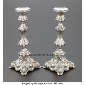 Look attrayant argent brillant poli meilleure qualité métal fait hôtel et Restaurant Table pièce maîtresse bougeoir de l'Inde - Product Image 2