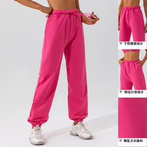 Usine directe Slim Fit pantalons de survêtement femmes pantalons de salon taille élastique bandes survêtement pantalons de survêtement pour femmes commandes en gros pantalons de survêtement - Product Image 5