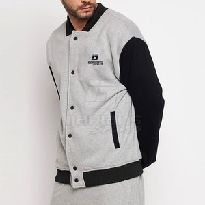 แจ็คเก็ตเลตเตอร์แมนสำหรับฤดูหนาวสำหรับผู้ชาย แฟชั่นเสื้อผ้ากลางแจ้ง MOQ ต่ำ รับสกรีนโลโก้ตามสั่ง - Product Image 2