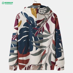 Top qualité personnalisé Vintage lavage à l'acide à capuche hommes lourd français sans chaîne sweats à capuche unisexe pull à capuche coton 320g 400 GSM - Product Image 4