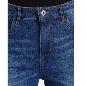 Pantalon en denim surdimensionné de qualité supérieure à jambe large pour femmes Pantalon en jean délavé à la mode pour dames - Product Image 6