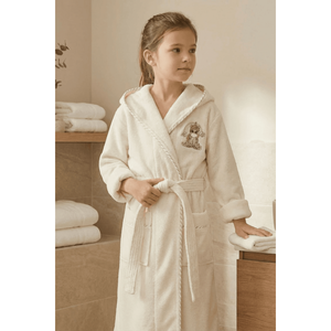 เสื้อคลุมอาบน้ำปักลายไม้ไผ่สำหรับเด็กดีไซน์ยูนิคอร์น - Product Image 6