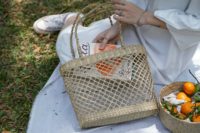 Mini sac en jonc de mer tissé naturel fait à la main en paille sac à main style plage sac fourre-tout écologique pour femmes filles