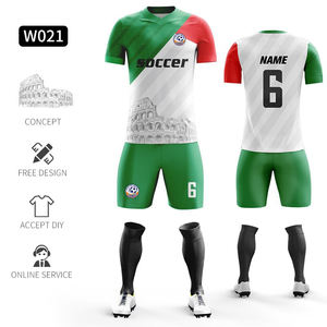 Conjunto de ropa de fútbol para adultos personalizable, Camiseta deportiva barata con impresión de logotipo de transferencia de calor gratis - Product Image 5
