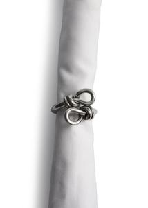 แหวนผ้าเช็ดปากผูกปมทำจากโลหะสำหรับตกแต่งโต๊ะ - Product Image 6