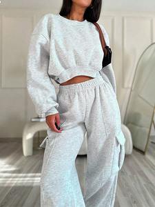 Ensemble de survêtement décontracté pour femmes, streetwear, pour l'entraînement, le sport, le confort actif et le port quotidien - Product Image 6