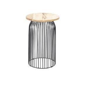 Nouvelle arrivée Table de chevet ronde de luxe avec cadre en métal doré et étagères de rangement - Product Image 4