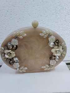 Bolsos de mano de resina de diseño personalizado hechos a mano indios, moda Vintage Bohemia para niñas, ropa de fiesta de boda, SCI hecho a mano para exportación - Product Image 4