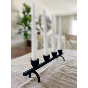 Decorative Premium Qualitive Metal Candle Holder with Cage Design Black Powder Coted Finished Candle Holder - Product Image 4