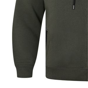Sweats à capuche zippés simples pour hommes Vêtements tendance Veste sweat-shirt lourde Vente en gros de sweats à capuche zippés avec logo personnalisé OEM pour hommes - Product Image 3