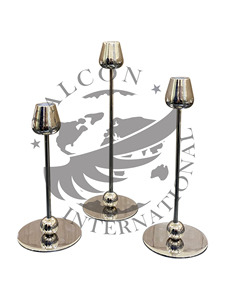 Bougeoir en aluminium minimaliste personnalisé de conception américaine Bougeoir noir pour la décoration de la maison pour Noël en gros - Product Image 6