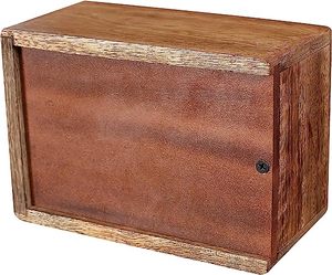 Urne funéraire humaine en bois pour cendres humaines Urne X Plaine naturelle de grande taille-Honore votre bien-aimé - Product Image 3